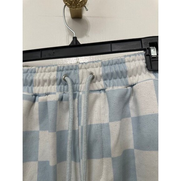 Forever21 men’s size small blue and white checkered shorts - Picture 4 of 9